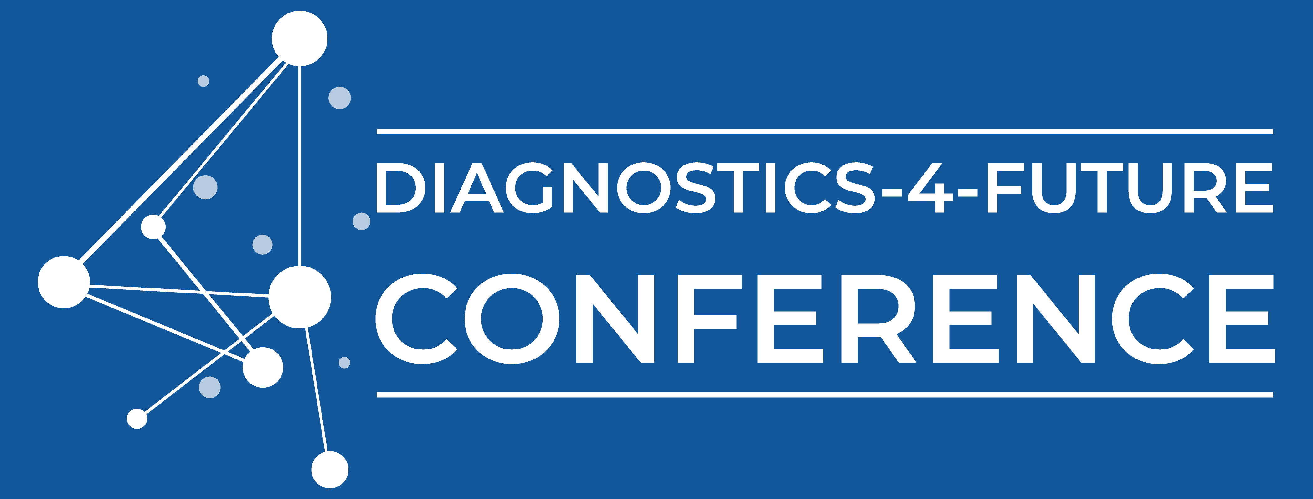 Logo Diagnostics 4 future-weiß auf blau web